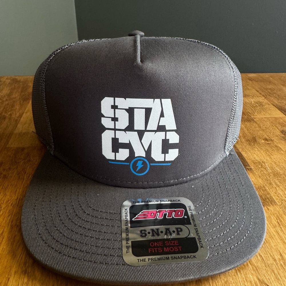 Gray Stacyc Snapback Hat